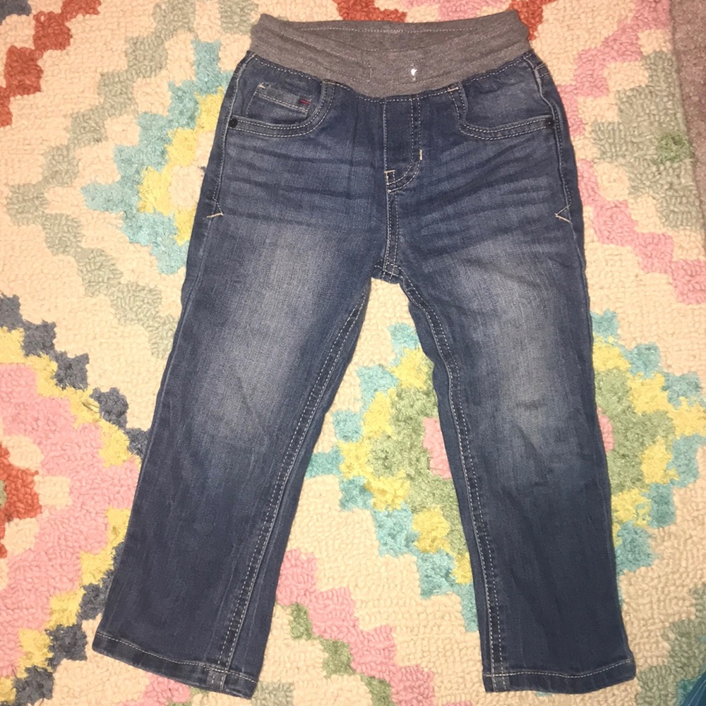 Boys elastic waist jeans